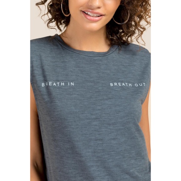 Breathe In Breathe Out Tank - Picture 1 of 4